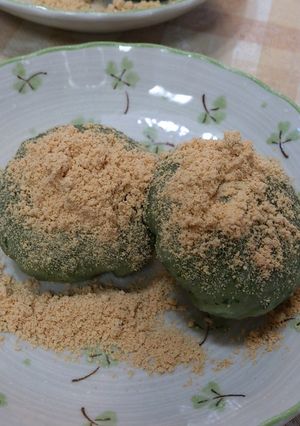 レンジで簡単！　よもぎ団子-レシピのメイン写真