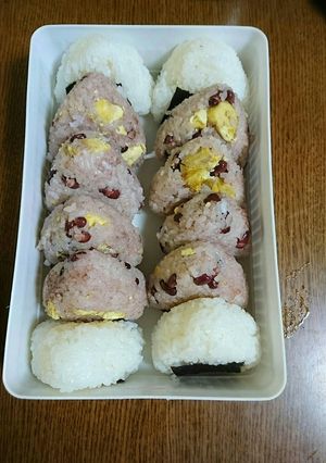 2017運動会お弁当、おにぎり-レシピのメイン写真