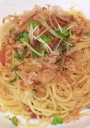 和風冷製梅パスタ-レシピのメイン写真