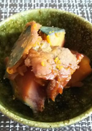 南瓜と豚スジ肉のオイスター煮-レシピのメイン写真