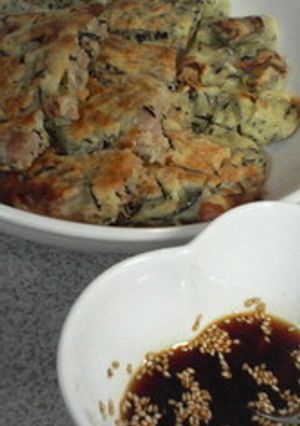 韓国料理＋日本料理＝ひじきのチヂミ-レシピのメイン写真