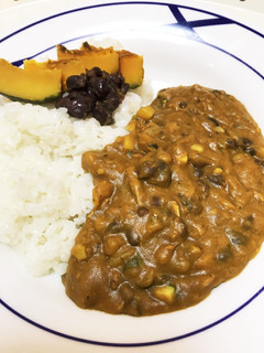 カボチャ小豆〜★秋刀魚缶いとこ煮カレー-レシピのメイン写真
