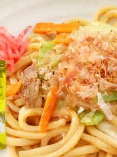 和風だしで焼うどん-レシピのメイン写真