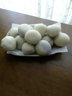白玉もち粉で餡入り団子を!-レシピのメイン写真