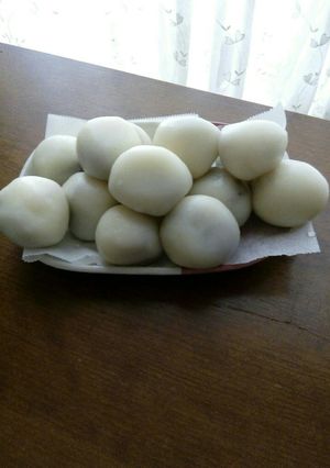 白玉もち粉で餡入り団子を！-レシピのメイン写真