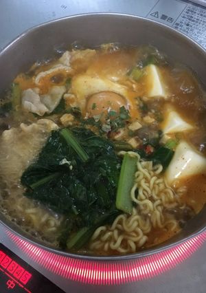 チゲ鍋風ランチ-レシピのメイン写真