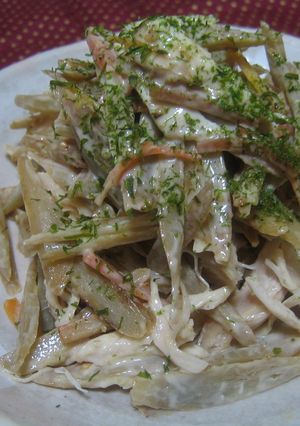 ★ささ身と炒めごぼうの胡麻マヨサラダ★-レシピのメイン写真