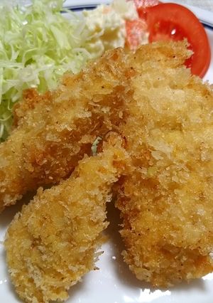 ほんのりごま香る♪柔らかむね肉チキンカツ-レシピのメイン写真