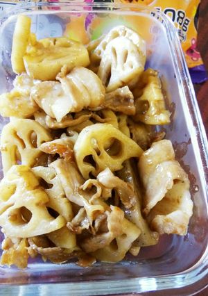 ブタ蓮根ŧ‹"(*´༥` *)ŧ‹"-レシピのメイン写真