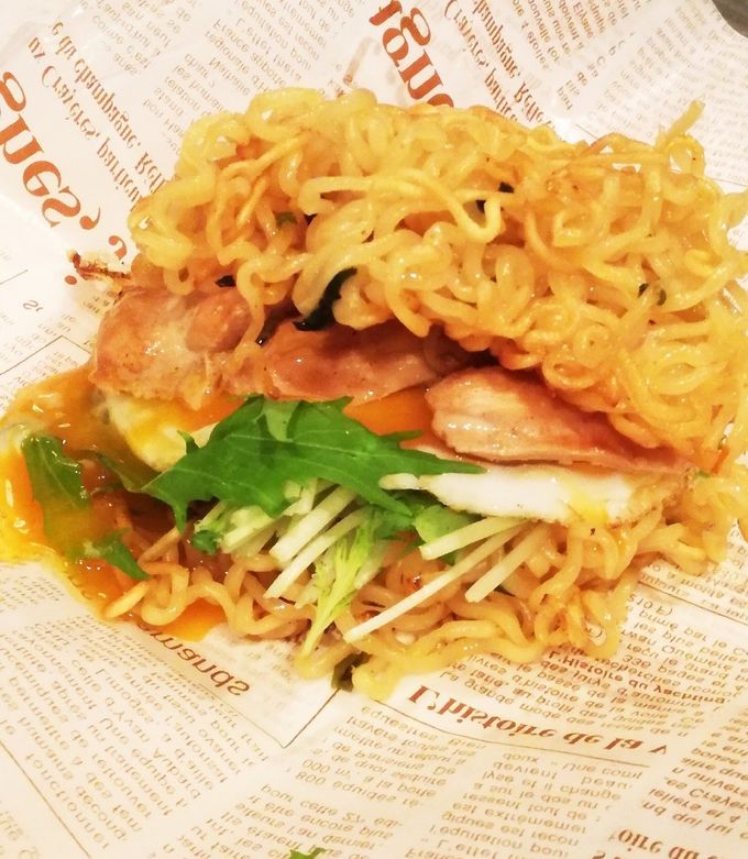 辛ラーメンバーガー♪-レシピのメイン写真