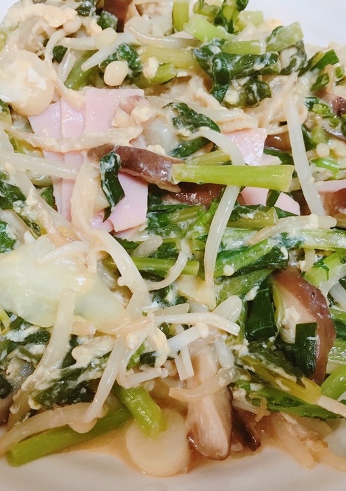 野菜とハムのバターしょうゆ炒め-レシピのメイン写真