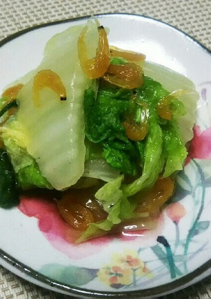ポリ袋で介護食♥白菜と桜えびの煮浸し-レシピのメイン写真