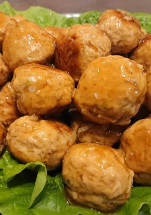 鶏団子の甘酢和え-レシピのメイン写真