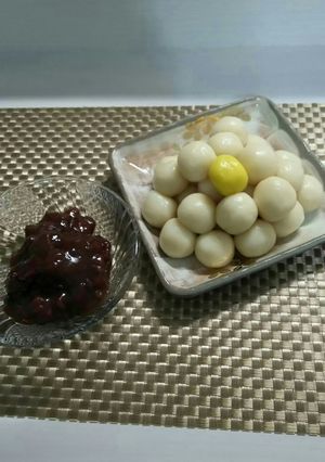 かたくならない十五夜団子 小豆バージョン-レシピのメイン写真