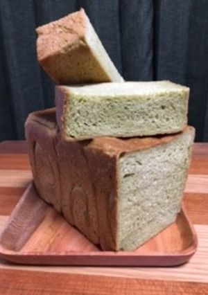 ホットサンドサイズ　みどりのパン-レシピのメイン写真