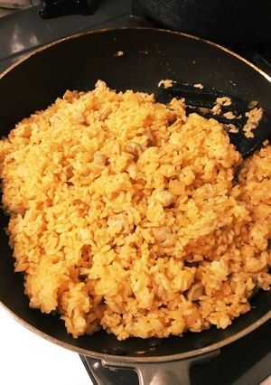 ケチャップとバターで簡単チキンライス-レシピのメイン写真