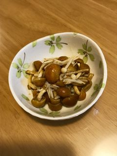 レンジで簡単☆株なめこのポン酢和え-レシピのメイン写真