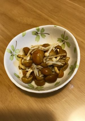 レンジで簡単☆株なめこのポン酢和え-レシピのメイン写真