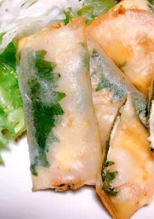 簡単!海老チーズ春巻き-レシピのメイン写真