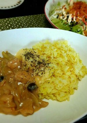 シチューオンライス 鶏肉のクリーム煮-レシピのメイン写真
