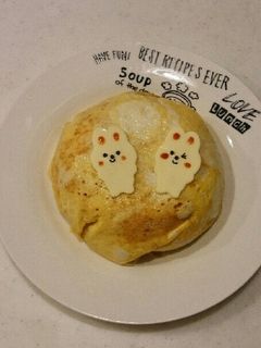 お月見オムライス-レシピのメイン写真