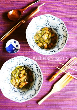 塩納豆風*納豆とめかぶの塩麹漬け和え-レシピのメイン写真