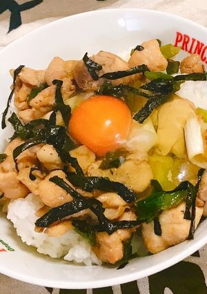 やみつき！ネギチキン照り焼き丼！-レシピのメイン写真