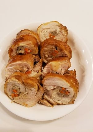 ゴボウと人参のチキンロール☆-レシピのメイン写真