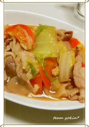 白菜と豚肉の炊いたやつ-レシピのメイン写真
