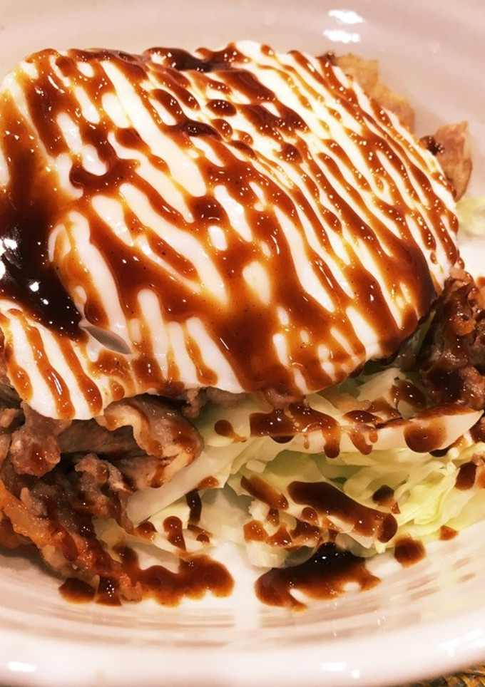 月見お好み焼き風-レシピのメイン写真