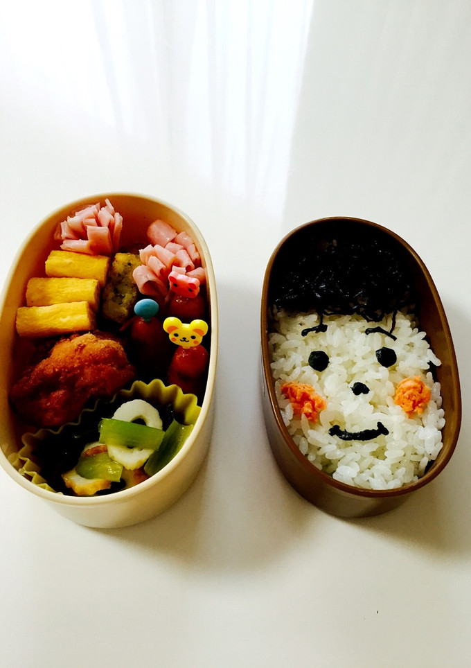簡単♡似顔絵弁当-レシピのメイン写真