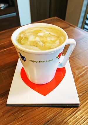 豆腐で♪食べるホットスムージー✨-レシピのメイン写真