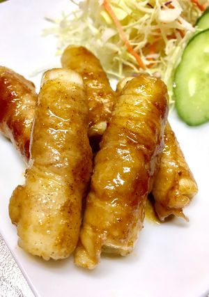 豚バラ肉と白ネギのトントン巻き-レシピのメイン写真