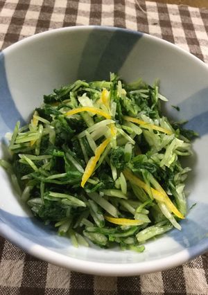 水菜とゆずのお漬け物♪-レシピのメイン写真
