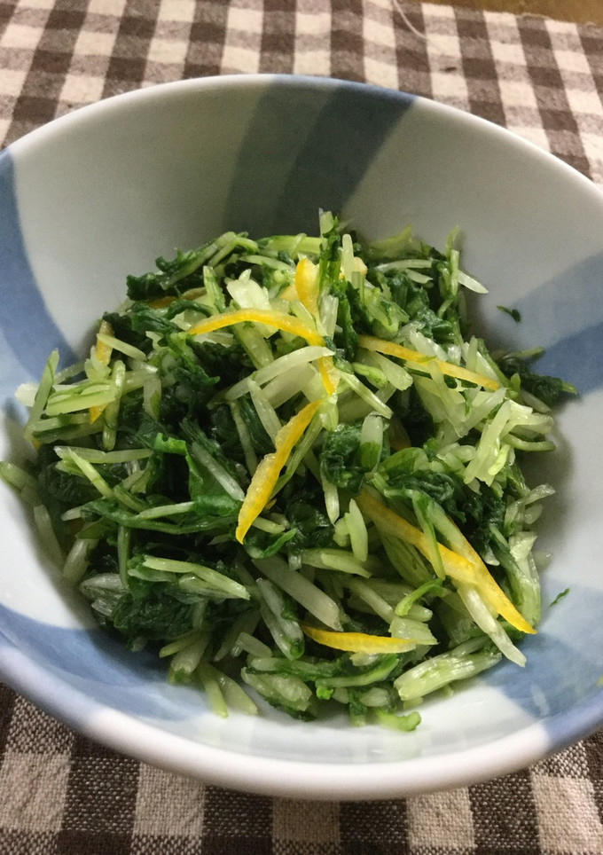 水菜とゆずのお漬け物♪-レシピのメイン写真