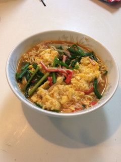 カニ玉まろやか辛ラーメン-レシピのメイン写真