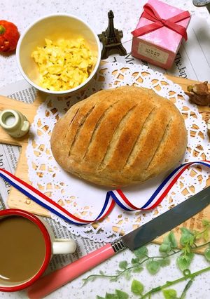 もっちり捏ねない生地で全粒粉のパン♪-レシピのメイン写真