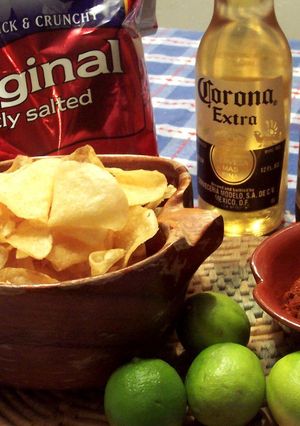 ビールがすすんで困るポテチの食べ方-レシピのメイン写真
