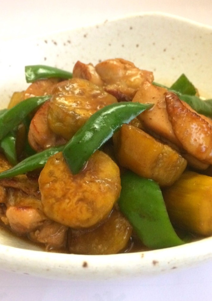 鷄と茄子の中華風煮物-レシピのメイン写真