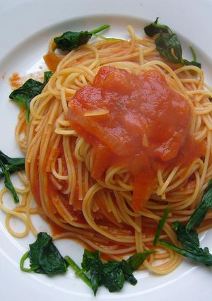トマトだけなのにおいしいパスタ-レシピのメイン写真