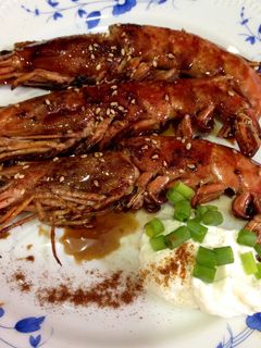 赤えびの蜂蜜醤油焼きオリエンタル風-レシピのメイン写真