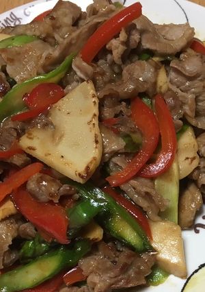 お弁当にも！豚こまと野菜のオイスター炒め-レシピのメイン写真