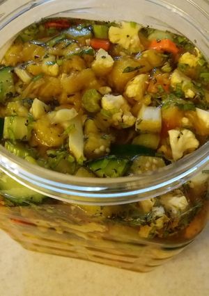 イラン料理 トルシー(野菜の酢漬け)-レシピのメイン写真