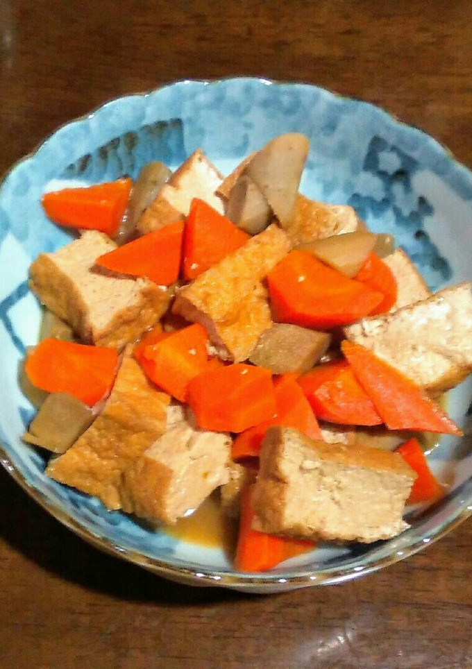 厚揚げと野菜の煮物-レシピのメイン写真