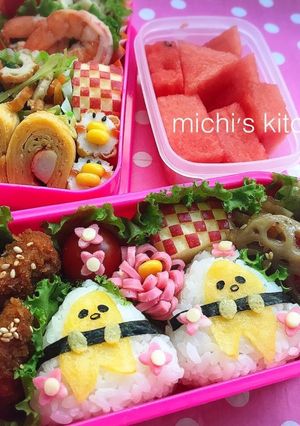 おにぎり キャラ弁 ぐでたま-レシピのメイン写真