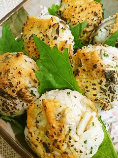 ししゃも混ぜ寿司の味噌おにぎり-レシピのメイン写真