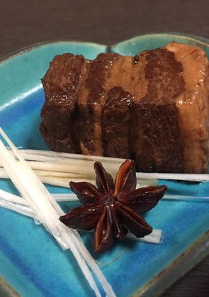 プーアール茶で煮込んだ豚の角煮-レシピのメイン写真