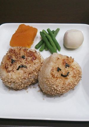 お弁当☆朝食に☆くりくり坊主おにぎり-レシピのメイン写真