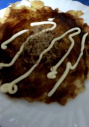 たれソースのねぎチーズお好み焼き-レシピのメイン写真