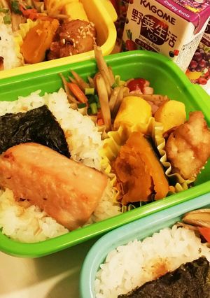 鮭のりべん★女子高生-レシピのメイン写真